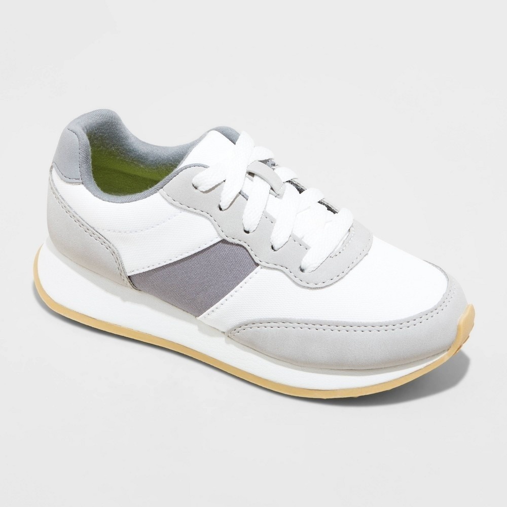 Cat & Jack Brock Jogger Sneakers Kids Size 5 Gray NWT